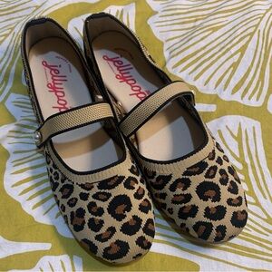 Jelly pop Leopard Mary Jane Shoes